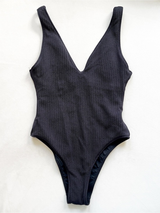 Seafolly Other - Classic Black Textured One-Piece Swimsuit